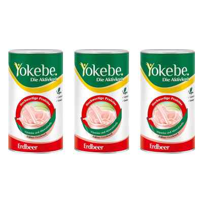 Yokebe Erdbeer - Diätshake zur Gewichtsabnahme - mit Protein
