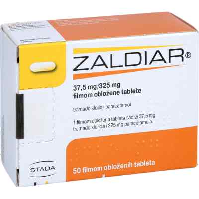 Zaldiar 37,5 mg/325 mg Filmtabletten 50 stk von EMRA-MED Arzneimittel GmbH PZN 01135570
