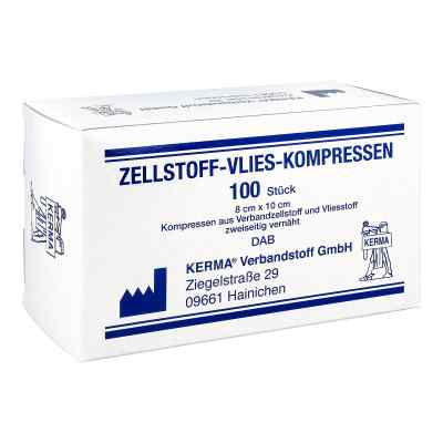 Zellstoff Vlies Kompressen 8x10cm unsteril