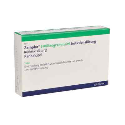 Zemplar 5 Mikrogramm/ml Injektionslösung Dsfl. 5X1 ml von AbbVie Deutschland GmbH & Co. KG PZN 10748260