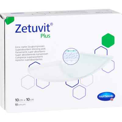 Zetuvit Plus extrastarke Saugkompr.steril 10x10 cm 10 stk von 1001 Artikel Medical GmbH PZN 07558337