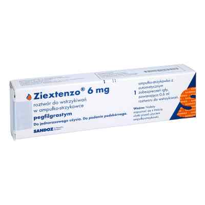 Ziextenzo 6 mg iniecto -lsg.fertigspr.m.autom.nadels. 1 stk von Orifarm GmbH PZN 15732772