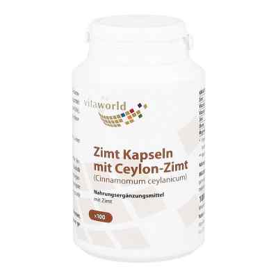 Zimt 500 mg+Zink+Chrom Kapseln 100 stk von Vita World GmbH PZN 01454855