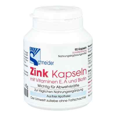 Zink Kapseln mit Vitamin E, A und Biotin 90 stk von J.Schneider GmbH PZN 01169669