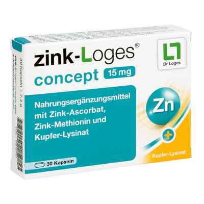 Zink-Loges concept 15 mg Kapseln 30 stk von Dr. Loges + Co. GmbH PZN 15816730