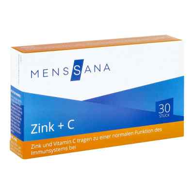 Zink+c Menssana Lutschtabletten 30 stk von MensSana AG PZN 09486300