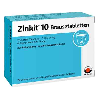 Zinkit 10 Brausetabletten 20 stk von Wörwag Pharma GmbH & Co. KG PZN 04570562