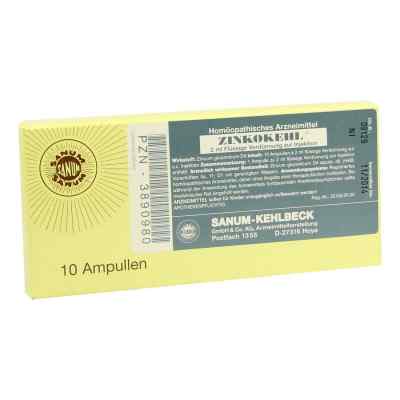 Zinkokehl Ampullen D4 10X2 ml von SANUM-KEHLBECK GmbH & Co. KG PZN 03890980
