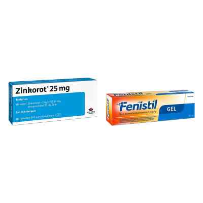 Zinkorot 25 Mg Tabletten + Fenistil Gel