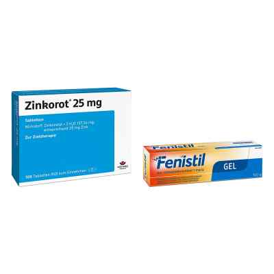 Zinkorot 25 Mg Tabletten + Fenistil Gel
