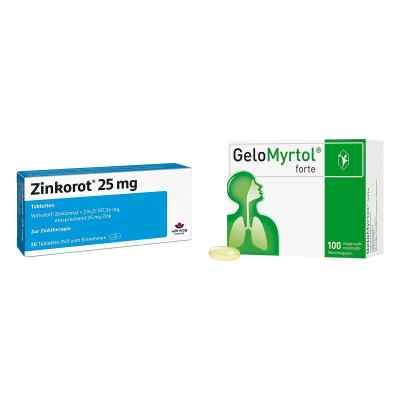 Zinkorot 25 Mg Tabletten + Gelomyrtol Forte 