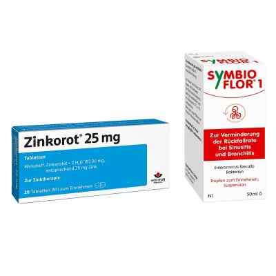 Zinkorot 25 Mg Tabletten + Symbioflor 1 Suspension