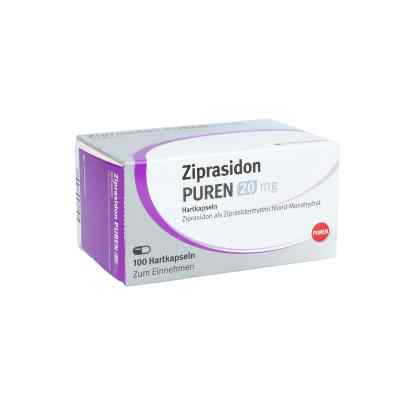 Ziprasidon Puren 20 mg Hartkapseln 100 stk von PUREN Pharma GmbH & Co. KG PZN 12479545