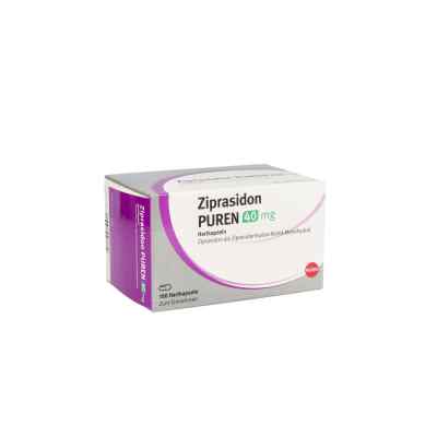 Ziprasidon Puren 40 mg Hartkapseln 100 stk von PUREN Pharma GmbH & Co. KG PZN 12479568