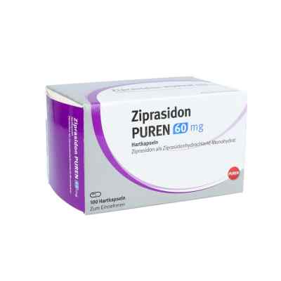 Ziprasidon Puren 60 mg Hartkapseln 100 stk von PUREN Pharma GmbH & Co. KG PZN 12479605