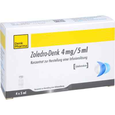 Zoledro-denk 4 mg/5 ml Konz.z.herst.e.inf.-lsg. 4X5 ml
