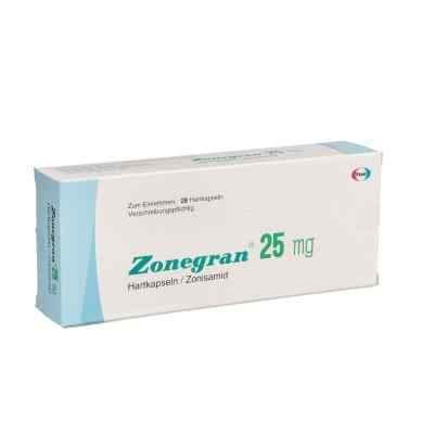 Zonegran Eisai 25 mg Hartkapseln 28 stk von Amdipharm Limited PZN 04407224