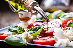 Tomate Mozzarella mit Olivenöl