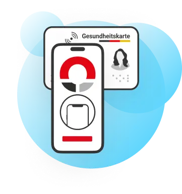 Gesundheitskarte wird über Smartphone-Kamera gescannt